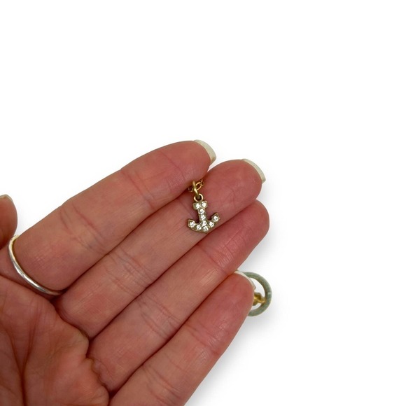 Vintage Catherine Popesco Paris Nautical Charm Swarovski Necklace - Picture 8 of 10